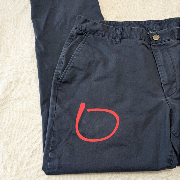 Bonobos Men's Slim Fit Stretch Washed Chinos Steely Blue 38x32 (Meas. 38x31.5) - Picture 3 of 6